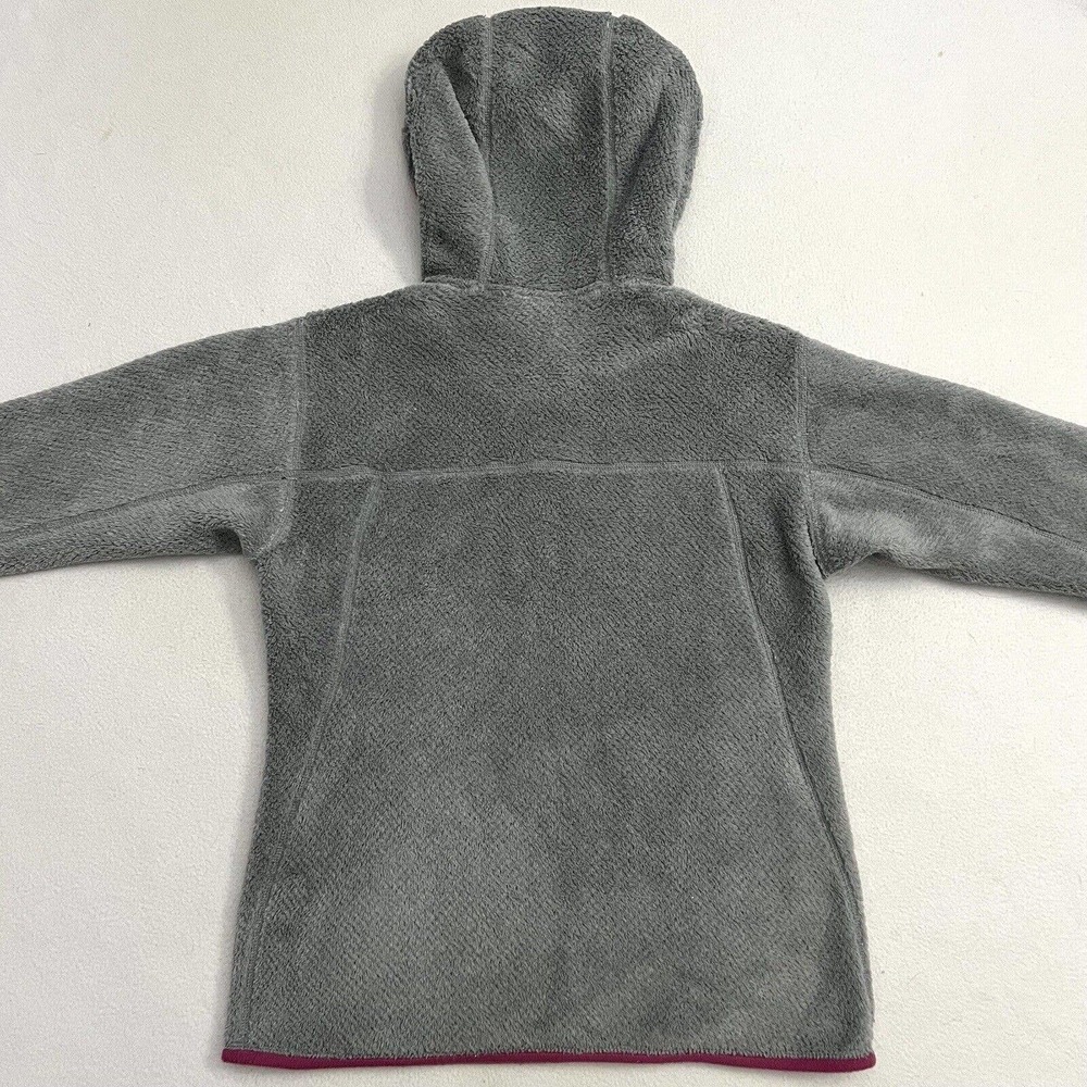 Patagonia Women Gray Pink Retool Hoody Snap T Fleece Jacket Pullover 25436 XS - Picture 9 of 9